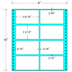 タックフォームラベル 9インチ×10インチ 8面付(1ケース500折)