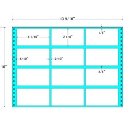 タックフォームラベル 13 9/10インチ×10インチ 12面付(1ケース500折)