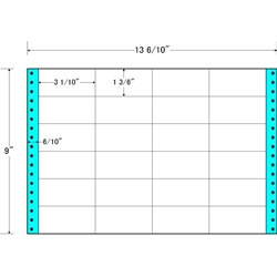 タックフォームラベル 13 6/10インチ×9インチ 24面付(1ケース500折)