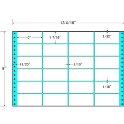 タックフォームラベル 13 4/10インチ×9インチ 24面付(1ケース500折)