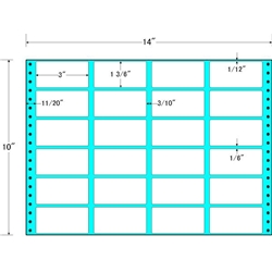 タックフォームラベル 14インチ×10インチ 24面付(1ケース500折)