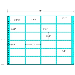 タックフォームラベル 15インチ×11インチ24面付(1ケース500折)