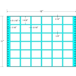 タックフォームラベル 15インチ×11インチ 36面付(1ケース500折)