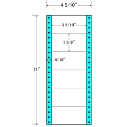 タックフォームラベル 4 5/10インチ×11インチ 6面付(1ケース1000折)