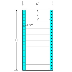 タックフォームラベル 5インチ×10インチ 10面付(1ケース1000折)