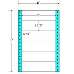 タックフォームラベル 6インチ×9インチ 6面付(1ケース1000折)