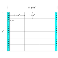 タックフォームラベル 11 5/10インチ×9インチ 18面付(1ケース500折)
