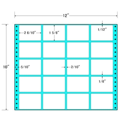 タックフォームラベル 12インチ×10インチ 20面付(1ケース500折)