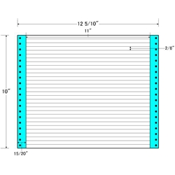 タックフォームラベル 12 5/10インチ×10インチ 30面付(1ケース500折)