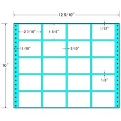 タックフォームラベル 12 5/10インチ×10インチ 20面付(1ケース500折)