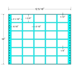 タックフォームラベル 12 5/10インチ×10インチ 30面付(1ケース500折)