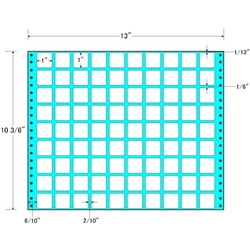 タックフォームラベル 13インチ×10 3/6インチ 90面付(1ケース500折)