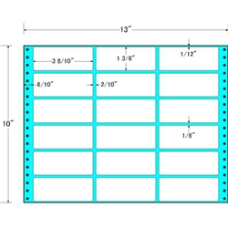 タックフォームラベル 13インチ×10インチ 18面付(1ケース500折)