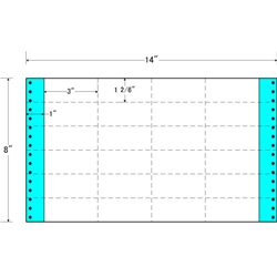 タックフォームラベル 14インチ×8インチ 24面付(1ケース500折)