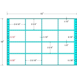 タックフォームラベル 15インチ×10インチ 16面付(1ケース500折)
