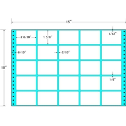 タックフォームラベル 15インチ×10インチ 25面付(1ケース500折)