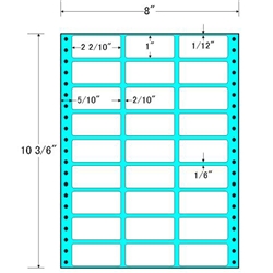 タックフォームラベル 8インチ×10 3/6インチ 27面付(1ケース500折)