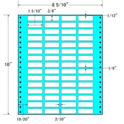 タックフォームラベル 8 5/10インチ×10インチ 60面付(1ケース500折)