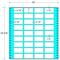 タックフォームラベル 10インチ×10 3/6インチ 36面付(1ケース500折)