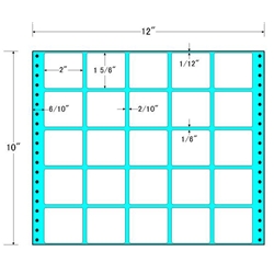 タックフォームラベル 12インチ×10インチ 25面付(1ケース500折)