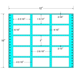 タックフォームラベル 12インチ×10インチ 15面付(1ケース500折)