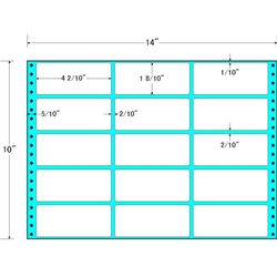 タックフォームラベル 14インチ×10インチ 15面付(1ケース500折)