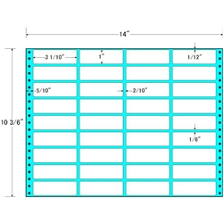 タックフォームラベル 14インチ×10 3/6インチ 36面付(1ケース500折)