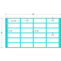 タックフォームラベル 15インチ×8インチ 24面付(1ケース500折)