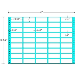 タックフォームラベル 15インチ×10 3/6インチ 45面付(1ケース500折)