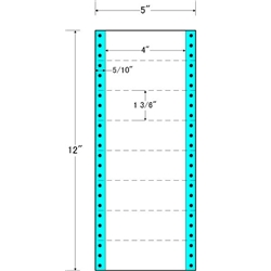 タックフォームラベル 5インチ×12インチ 8面付(1ケース1000折)