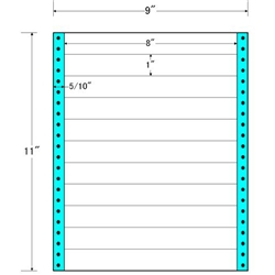 タックフォームラベル 9インチ×11インチ 11面付(1ケース500折)