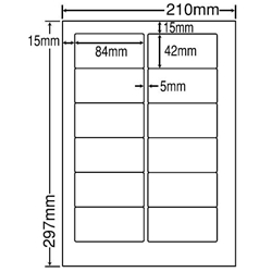 シートカットラベル A4版 12面付(1ケース500シート)
