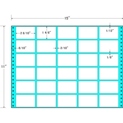 タックフォームラベル 15インチ×11インチ30面付(1ケース500折)