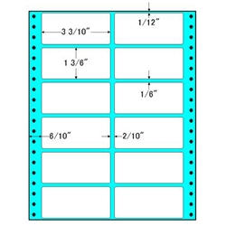 タックフォームラベル 8インチ×10インチ 12面付(1ケース500折)