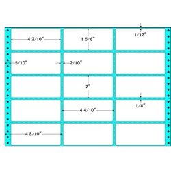 タックフォームラベル 14インチ×10インチ 15面付(1ケース500折)