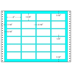 タックフォームラベル 15インチ×11インチ 24面付(1ケース500折)