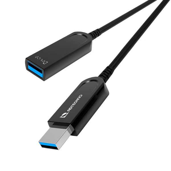 10Gbps対応光ファイバUSB延長ケーブル A-A 15m