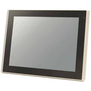 12型スクエア 前面IP65対応パネルマウント型 組込み用抵抗膜タッチパネル液晶モニター