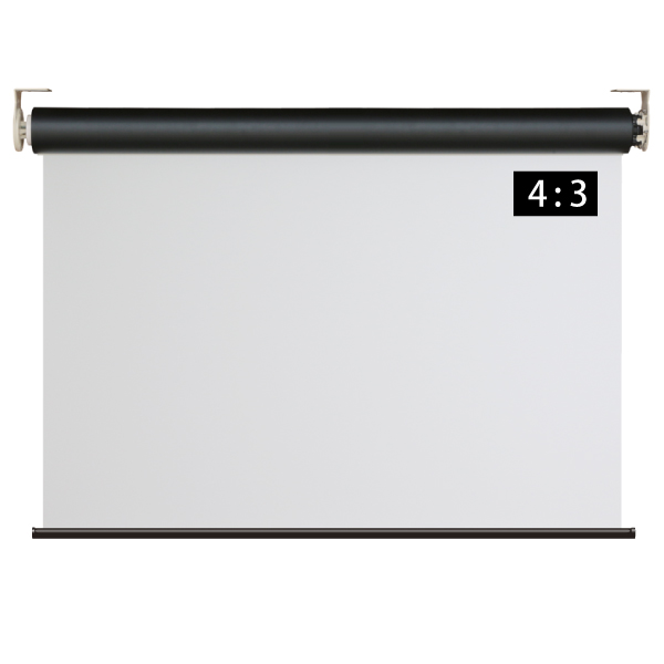 遠距離操作壁リモコン電動スクリーン 4:3 100インチ