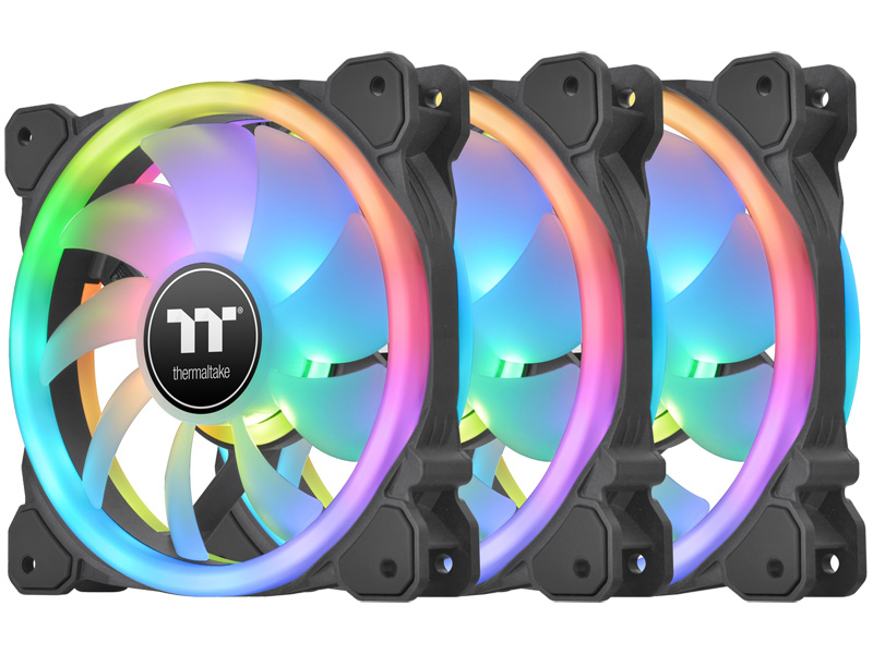 SWAFAN 12 RGB Radiator Fan TT Premium Edition -3Pack-