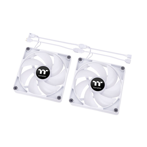 PCケースファン CT140 ARGB Sync PC Cooling Fan White 2 Pack