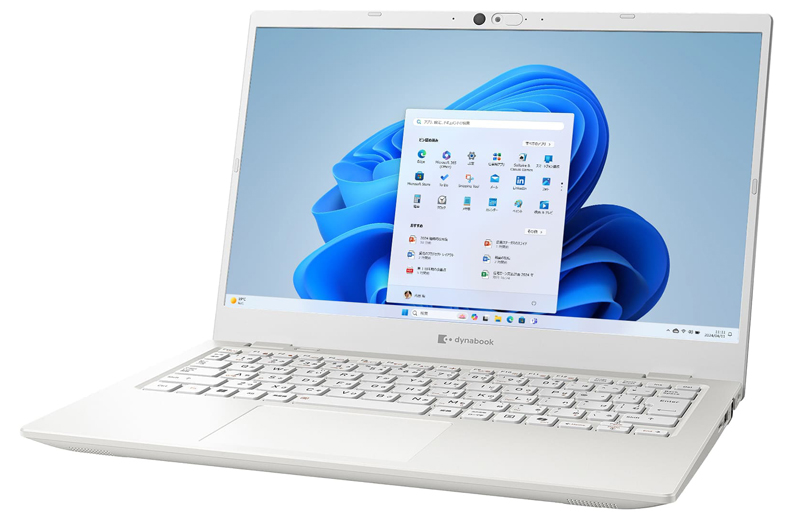 dynabook G6/Y (Core i5-1340P/16GB/SSD・256GB/ODD無/Win11Home 24H2/365 Basic＋Office H&B 2024/13.3型/パールホワイト）