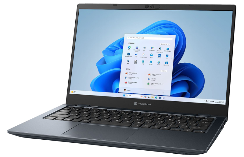 dynabook G8/Y (Core i7-1360P/16GB/SSD・512GB/ODD無/Win11Home 24H2/365 Basic＋Office H&B 2024/13.3型/オニキスブルー）