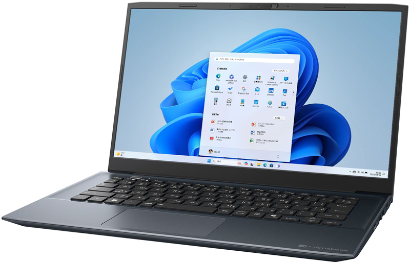 dynabook M7/Y （Core i7-1360P/16GB/SSD・512GB/ODD無/Win11Home 24H2/365 Basic＋Office H&B 2024/14.0型/オニキスブルー）