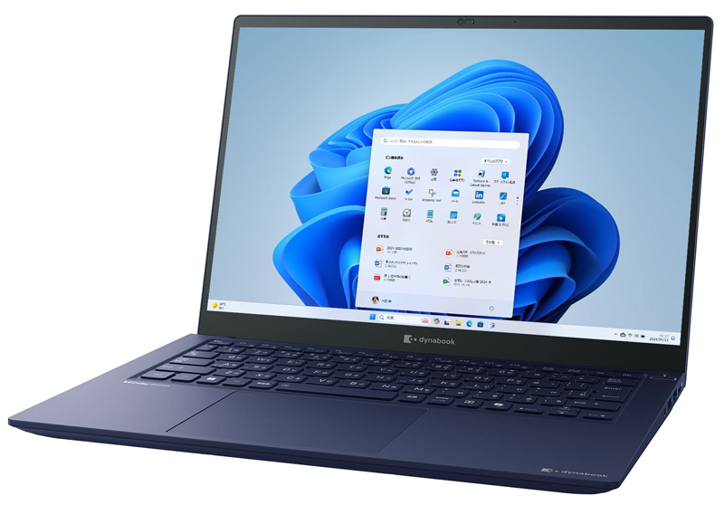 dynabook R8/X （Core Ultra 7 155H/16GB/SSD・512GB/ODD無/Win11Home 23H2/365 Basic＋Office H&B 2021/14.0型/ダークテックブルー）