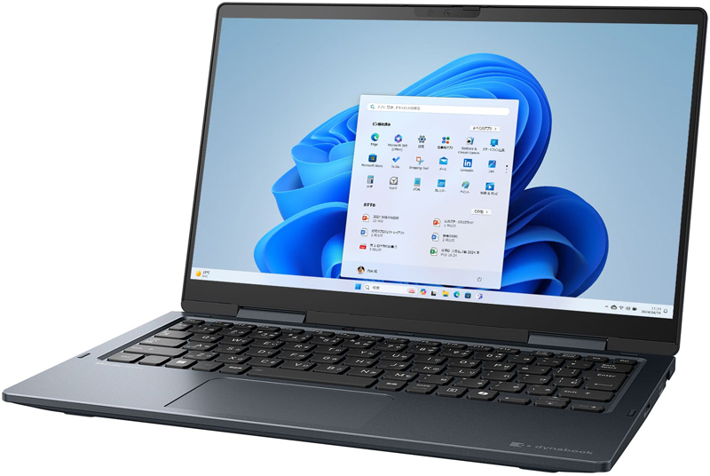 dynabook V6/Y （Core Ultra 5 125U/16GB/SSD・256GB/ODD無/Win11Home 24H2/365 Basic＋Office H&B 2024/13.3型/タッチパネル/ダークブルー）