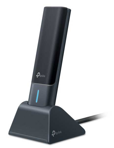 AXE5400 ハイパワーUSB Wi-Fi 6E子機