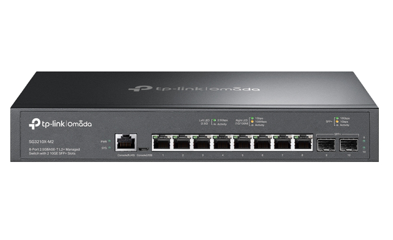 Omada 8ポート 2.5G L2+ マネージスイッチ