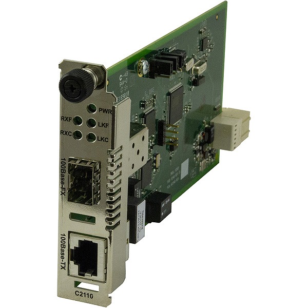 SFP空きスロット/100Base-TX(RJ-45)/100BaseSFP