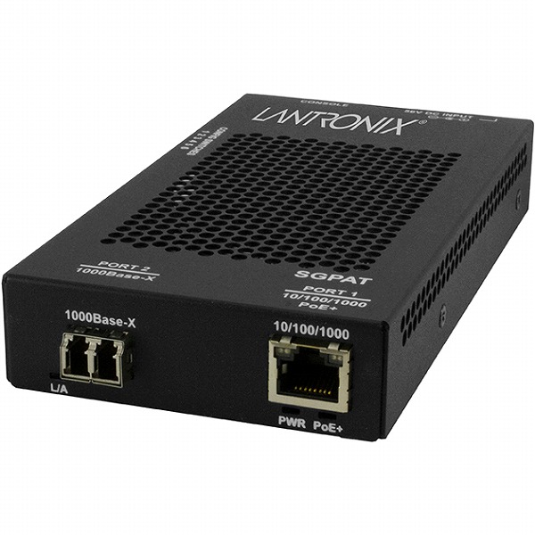 10/100/1000Base-T PoE+ (RJ-45) [100m] to 1000Base-SX 850nm multimode (LC) [62.5μm: 220m] [50μm:550m ]